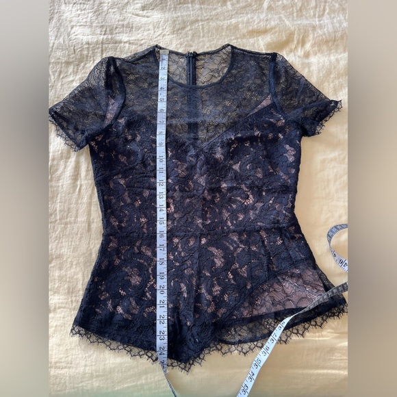 BCBG Lace Peplum Top - Picture 5 of 10